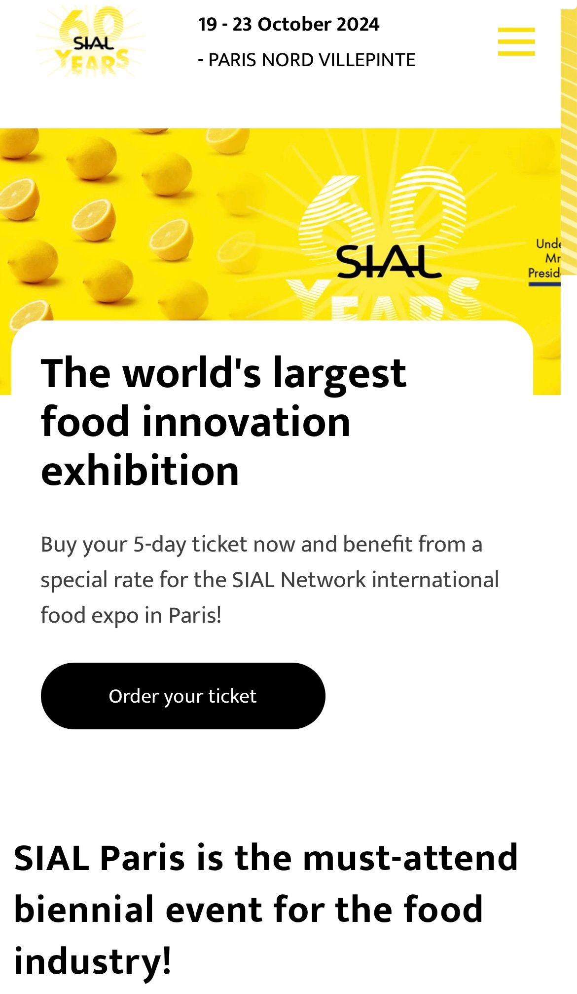 60th anniversary sial